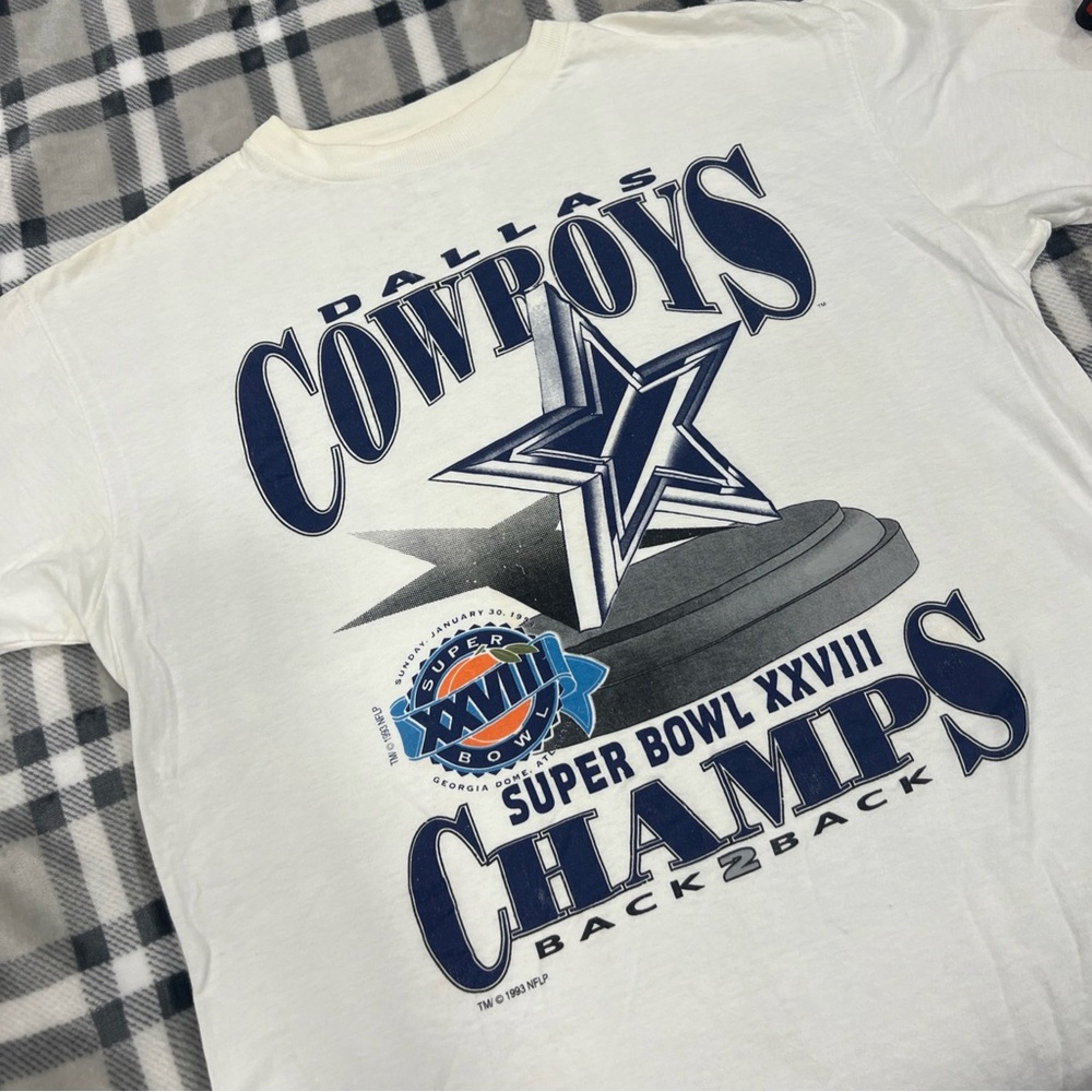 Mens Vintage Dallas Cowboys Superbowl 28 Champs Shirt Size XL